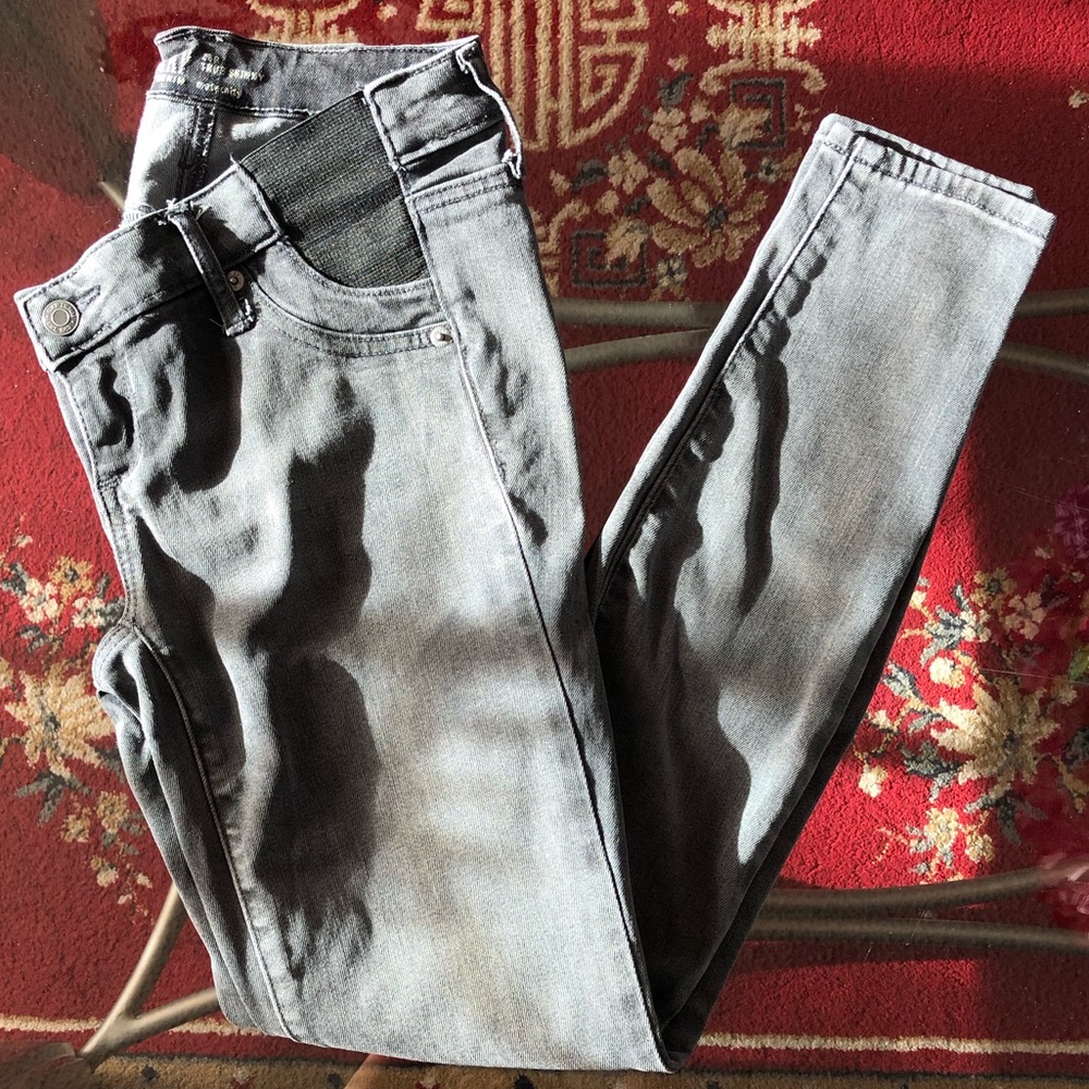 GAP | True Skinny Grey Maternity Jeans 25 Regular